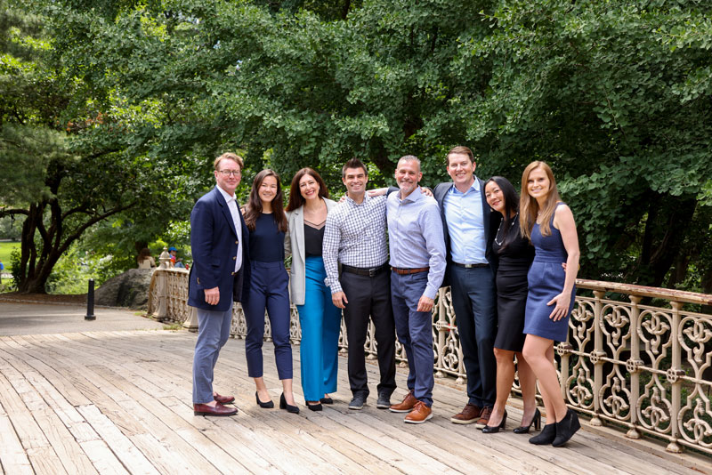 William Bolls and his NYC real estate team